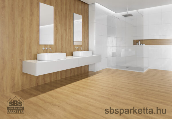 013990- FAUS - Vízálló laminált padló - SENSE - NUTMEG OAK - S180048 - 8mm_AC6/33 - Image 2