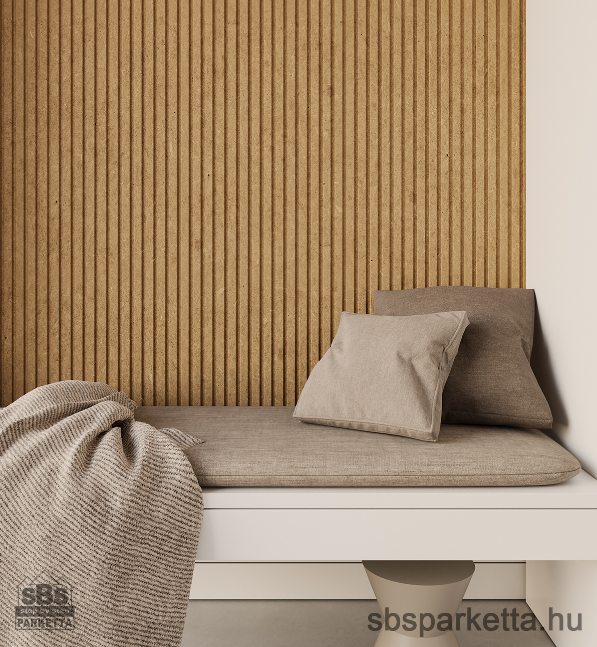 011990- FAUS - WALL TECH - FESTHETŐ DEKORÁCIÓS FALBURKOLAT - PENTA - CRUDO-RAW OAK - S184008 - 2600 x 167 x 12 mm - Image 3