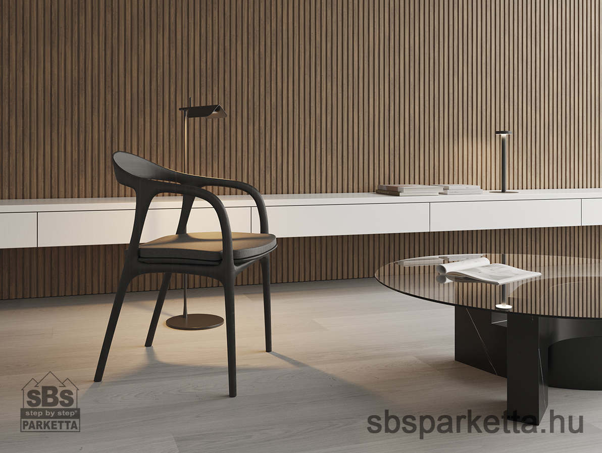 012990- FAUS - WALL TECH - DEKORÁCIÓS FALBURKOLAT - PENTA - PARDO OAK - S185104 - 2600 x 167 x 12 mm - Image 2