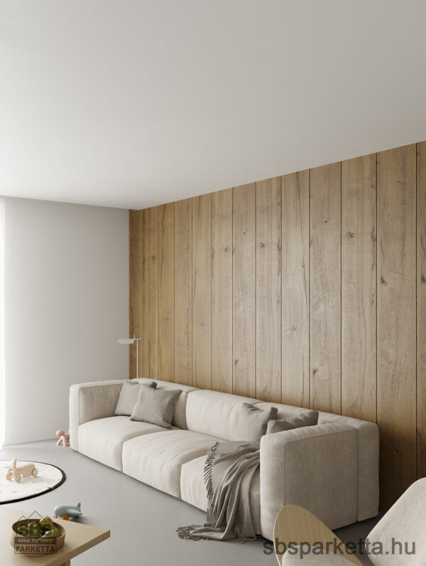 012990- FAUS - DEKORÁCIÓS FALBURKOLAT - RANGE COVER - IRATI OAK - S183438 - 2700 x 325 x 8 mm - Image 2