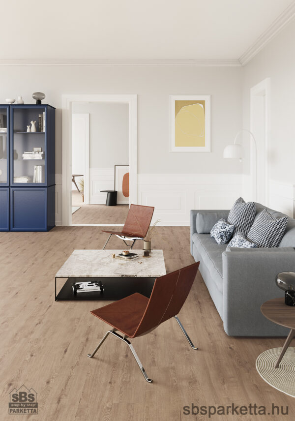 012490- FAUS - Vízálló laminált padló - ECO - TOJA OAK - S184183 - 8mm_AC5/33 - Image 2