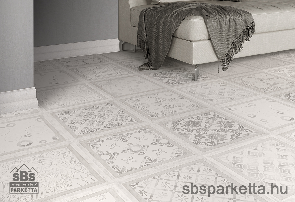 014490- FAUS - Vízálló laminált padló - RETRO 1 - KŐMINTÁS - VINTAGE TILE - S177215 - 8mm_AC6/33 - Image 2