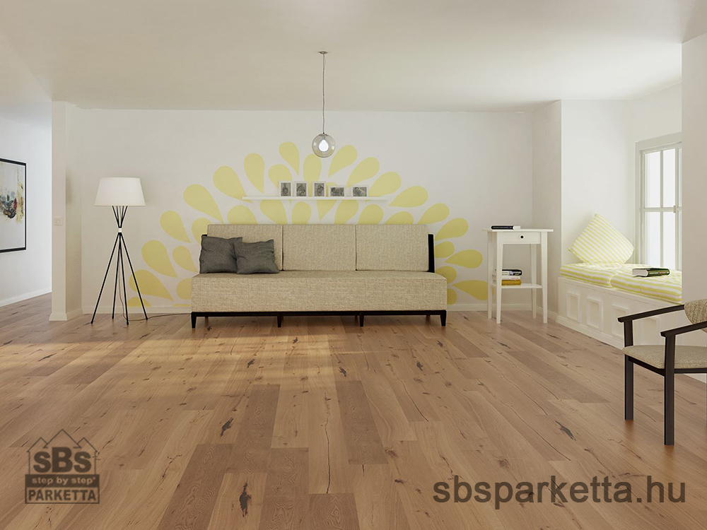 036430-FLOOR EXPERT - HERITAGE DREAM - Enyhén füstölt Tölgy EXTRA rusztikus matt - WAX Olajozott mélyen kefélt szalagparketta - HAITI_M4V - Image 2