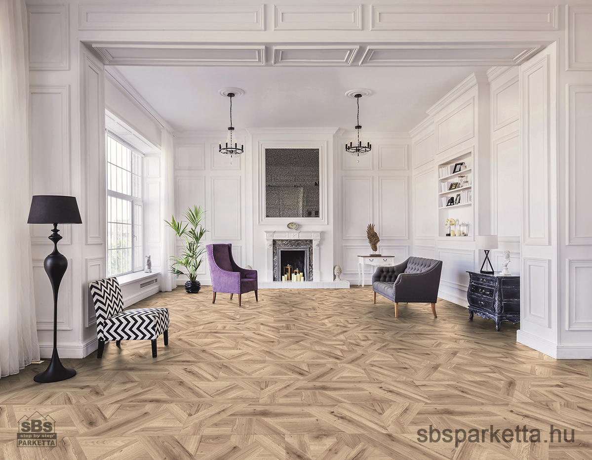 006990-KAINDL Laminált padló - NATURAL TOUCH AQUA PRO SELECT - MOZAIK MINTÁS- TÖLGY MILANO NINA - K2587- 8mm_AC5_4V - AKCIÓ! - Image 2