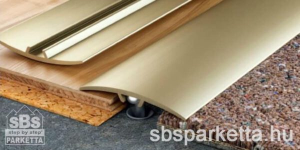 002490 - PROFILPLAST Burkolatváltó profil - ELOXÁLT ALUMÍNIUM - 3,2cm (32x900/2700mm) - 45426 - Jelenleg öntapadósban érhető el! - Image 2