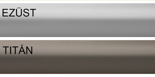 001990 - ARBITON Burkolatváltó, szintváltó profil - ELOXÁLT ALUMÍNIUM - SM2 - 4cm (41x930/2790mm) - Image 2