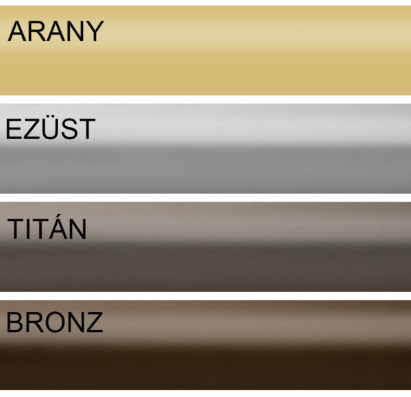 002490 - PROFILPLAST Burkolatváltó profil - ELOXÁLT ALUMÍNIUM - 3,2cm (32x900/2700mm) - 45426 - Jelenleg öntapadósban érhető el! - Image 5