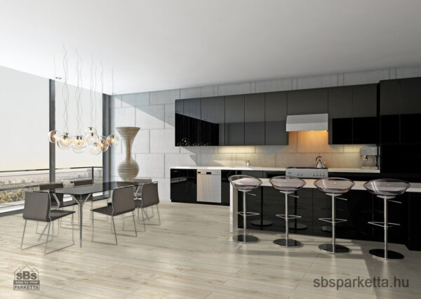 008190- SWISS KRONO - Vízálló laminált padló - FINE - D6101 - 8mm_AC5/33_4V - Image 3