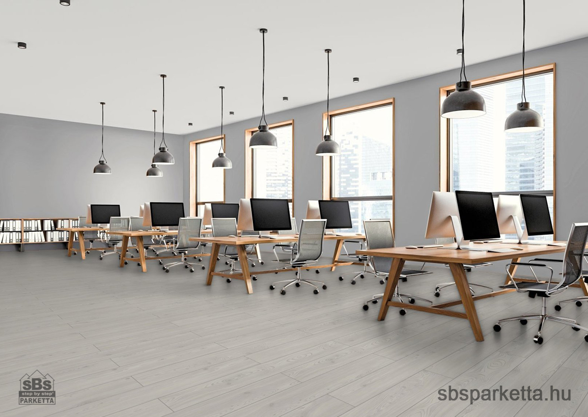 008190- SWISS KRONO - Vízálló laminált padló - ALPINE WHITE - D6115 - 8mm_AC5/33_4V - Image 4