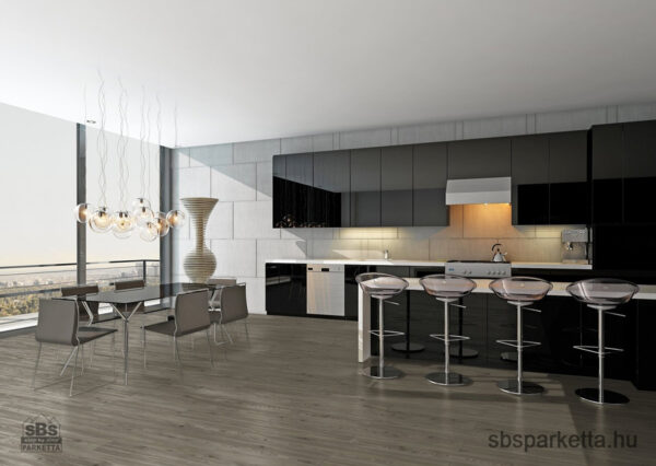 006990- SWISS KRONO - Vízálló laminált padló - GS Liberty - ALPINE TAUPE - D6117 - 8mm_AC5/33_4V - SZUPER AKCIÓ! - Image 3