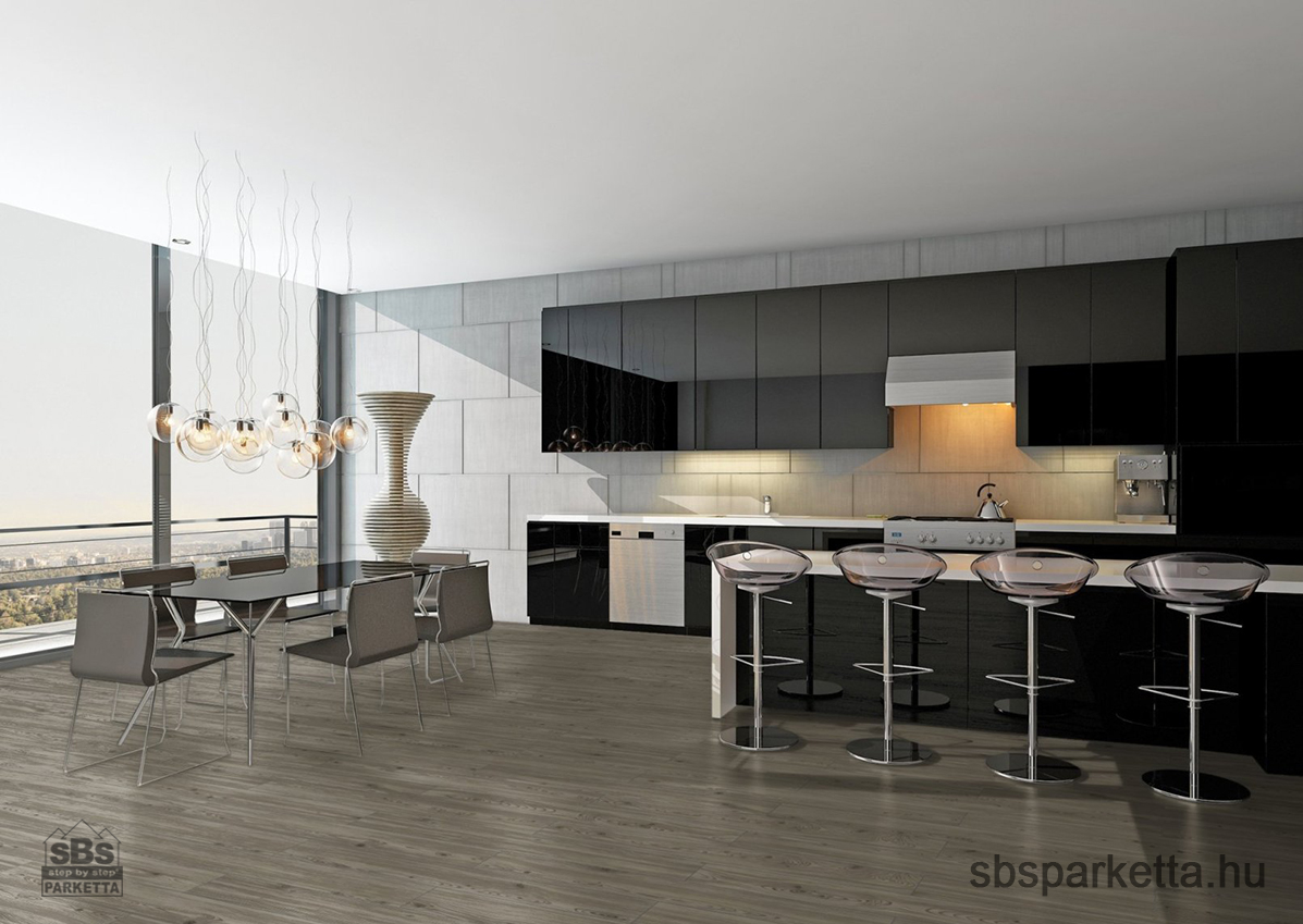 006990- SWISS KRONO - Vízálló laminált padló - GS Liberty - ALPINE TAUPE - D6117 - 8mm_AC5/33_4V - SZUPER AKCIÓ! - Image 3