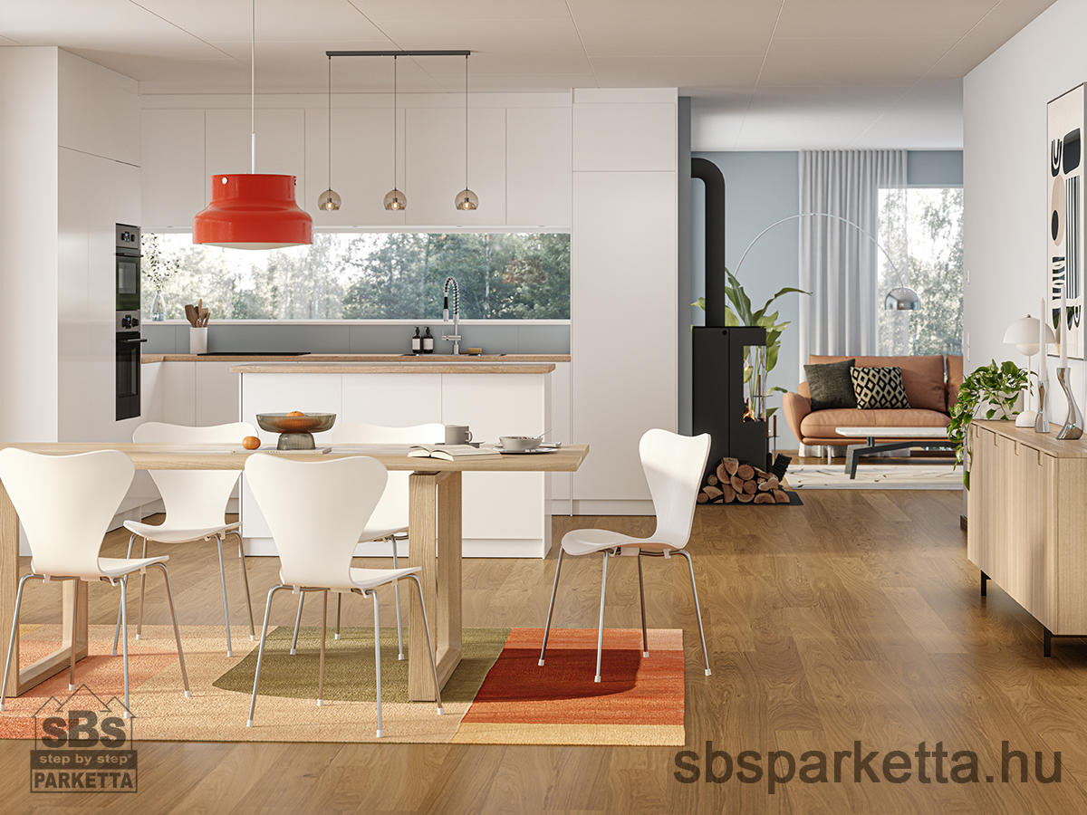 016990-WOODURA 5G DRY - BLEND - Lakkozott Furnérparketta - TÖLGY - SKOGEN 3.0 M - NATÚR - 310009 - Image 2