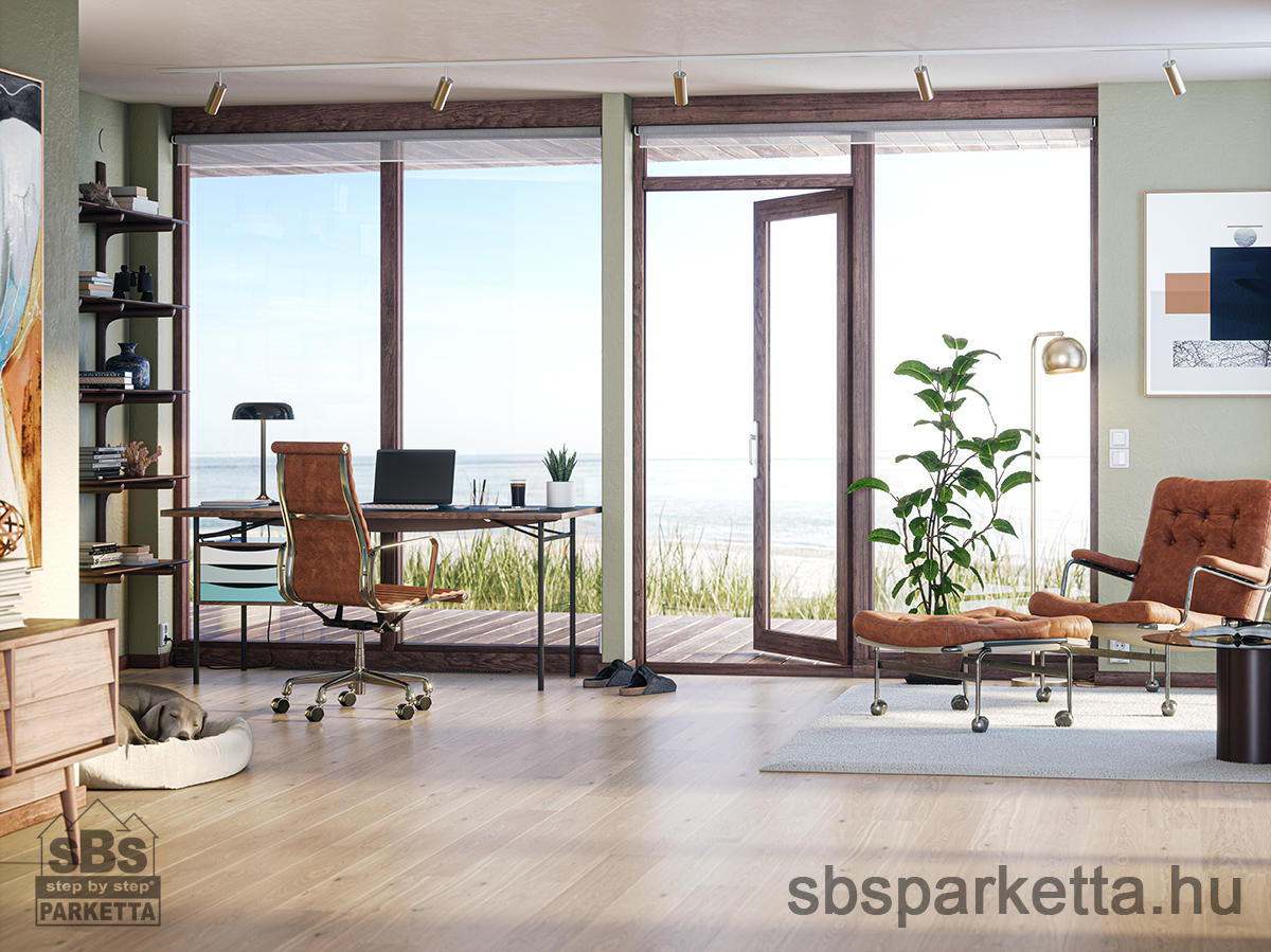 016990-WOODURA 5G DRY - BLEND - Lakkozott Furnérparketta - TÖLGY - STENINGE 3.0 S - MISTY WHITE - 310015 - Image 2