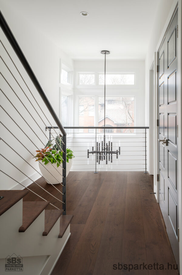 021990-WOODURA 5G DRY - BRONCÉ NATURE - Lakkozott Furnérparketta - TÖLGY  - LUGNET 3.0 XL - HARD SMOKED - 347056 - Image 2