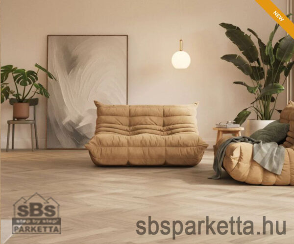 023990-WOODURA 5G DRY - SELECT - HERRINGBONE - Lakkozott Furnérparketta - TÖLGY  - ERVALLA 2.0 - MISTY WHITE - Image 3