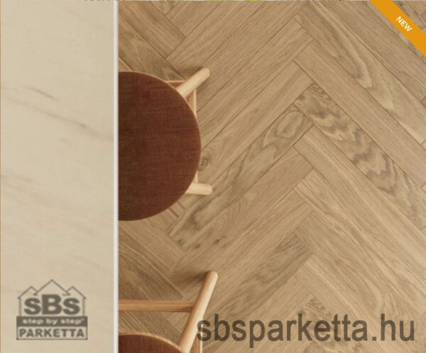 023990-WOODURA 5G DRY - SELECT - HERRINGBONE - Lakkozott Furnérparketta - TÖLGY  - SKEDVI 2.0 - NATURAL - Image 3