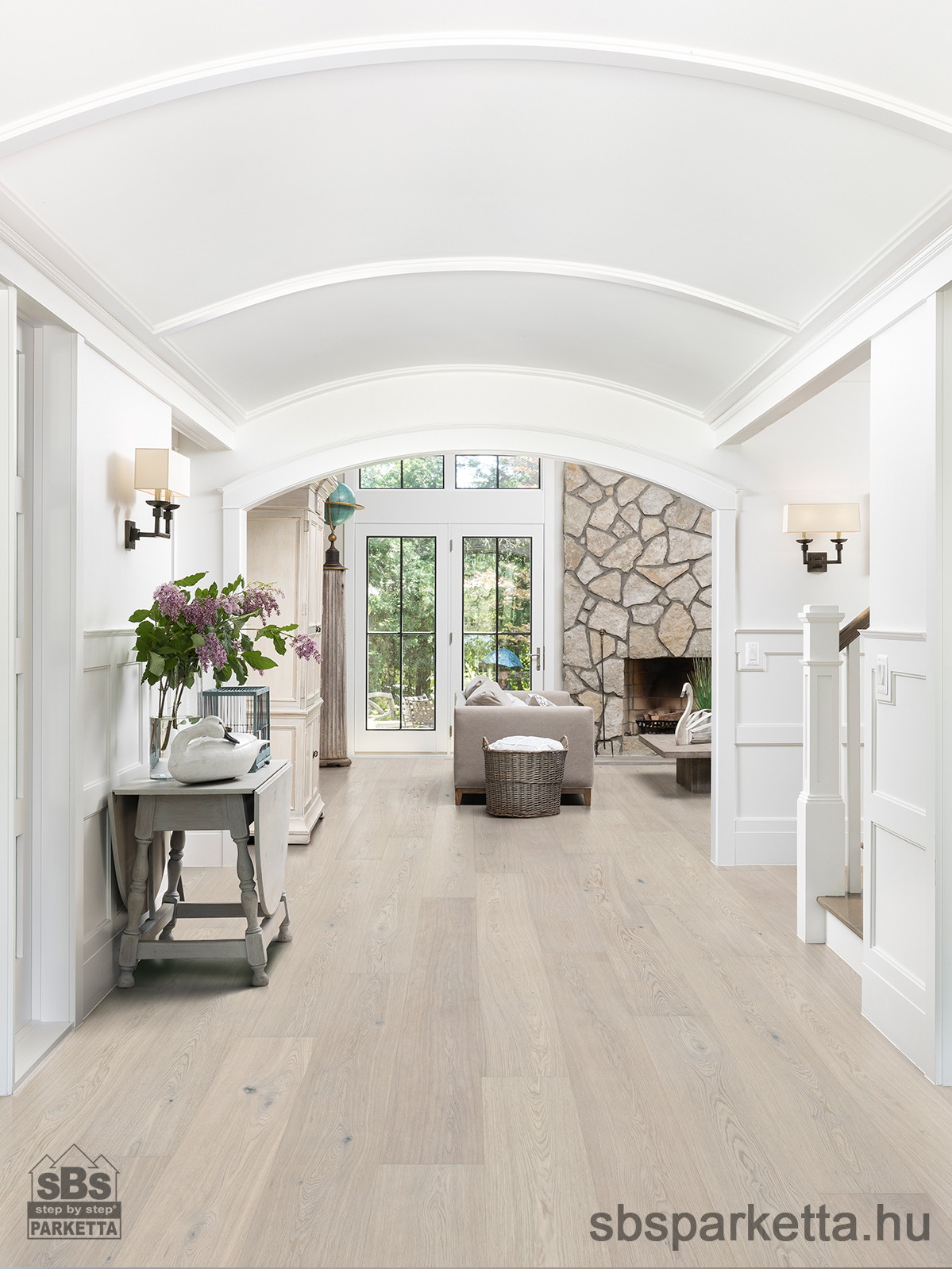 019990-WOODURA 5G DRY - NATURE - PRO Matt Lakkozott Furnérparketta - TÖLGY  - DALBY 3.0 XXL - POWDER WHITE - 347103 - Image 4