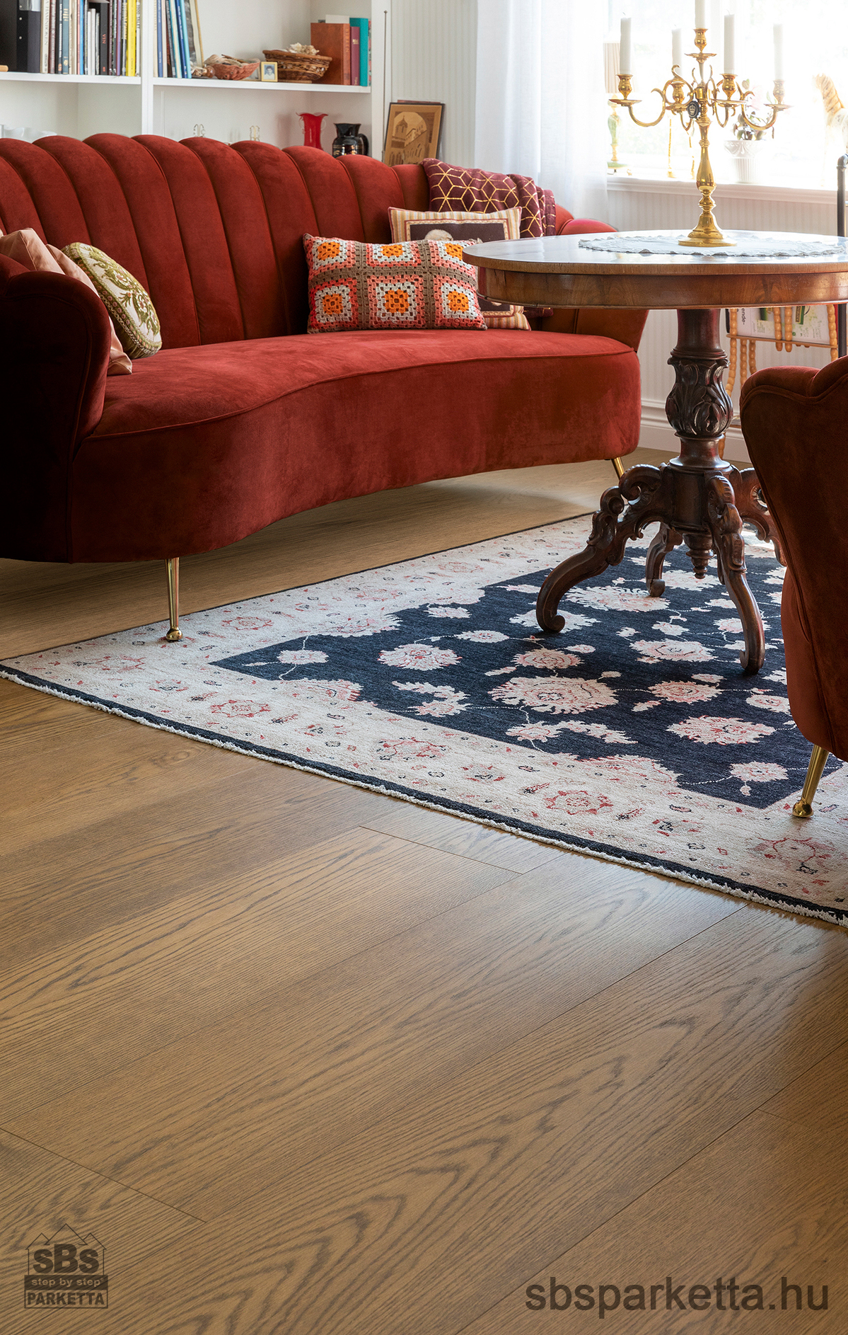 019990-WOODURA 5G DRY - NATURE - PRO Matt Lakkozott Furnérparketta - TÖLGY  - GANTOFTA 3.0 XL - TERRA BROWN - 347061 - Image 2