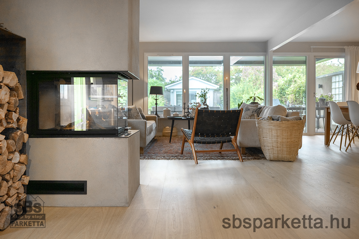 019990-WOODURA 5G DRY - NATURE - Kefélt - Lakkozott Furnérparketta - TÖLGY  - HÖJA 3.0 XXL - MISTY WHITE - 346002 - Image 2