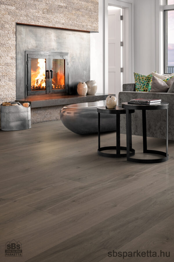 019990-WOODURA 5G DRY - NATURE - PRO Matt Lakkozott Furnérparketta - TÖLGY  - SKIVARP 3.0 XXL - MINERAL GREY - 347105 - Image 2