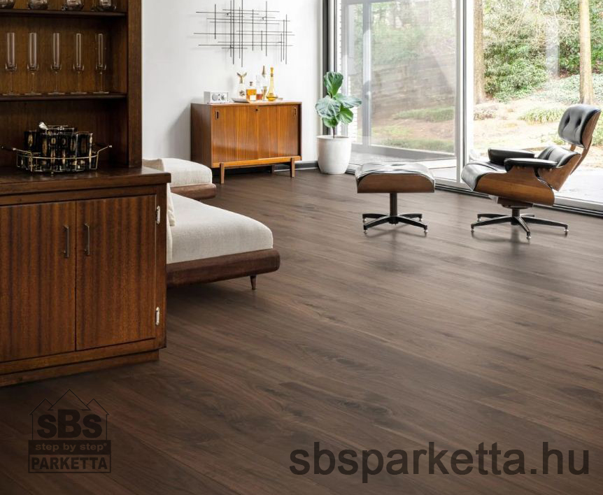 019990-WOODURA 5G DRY - NATURE - Lakkozott Furnérparketta - DIÓ - VALLBY 3.0 XL - TERRA BROWN - 347060 - Image 2