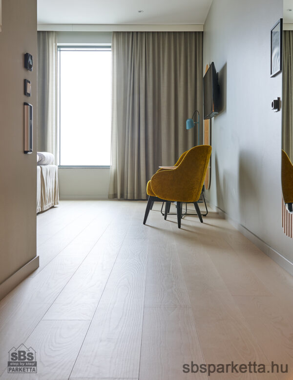019990-WOODURA 5G DRY - SELECT - Lakkozott Furnérparketta - KŐRIS - GULLARP 3.0 XXL - POWDER WHITE - 347112 - Image 4