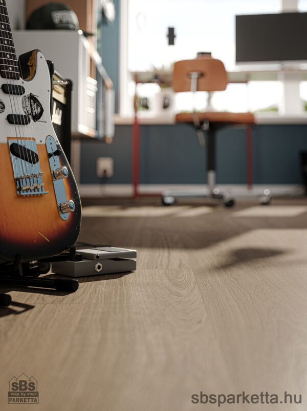 019990-WOODURA 5G DRY - SELECT - Kefélt - Lakkozott Furnérparketta - TÖLGY  - HARADAL 3.0 XL - MINERAL GREY - 346019 - Image 2