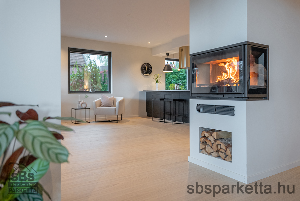 019990-WOODURA 5G DRY - SELECT - Kefélt - Lakkozott Furnérparketta - TÖLGY  - LARVIK 3.0 XXL - POWDER WHITE - 346010 - Image 2