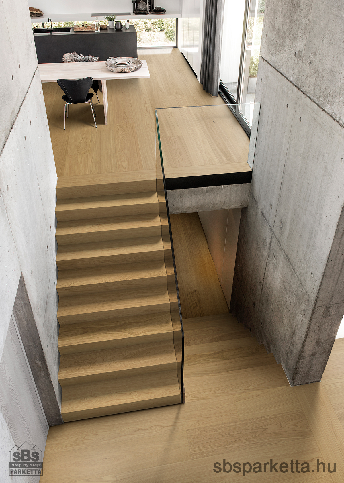 019990-WOODURA 5G DRY - SELECT - Kefélt - Lakkozott Furnérparketta - TÖLGY  - LYA 3.0 XXL - NATURAL - 346008 - Image 3