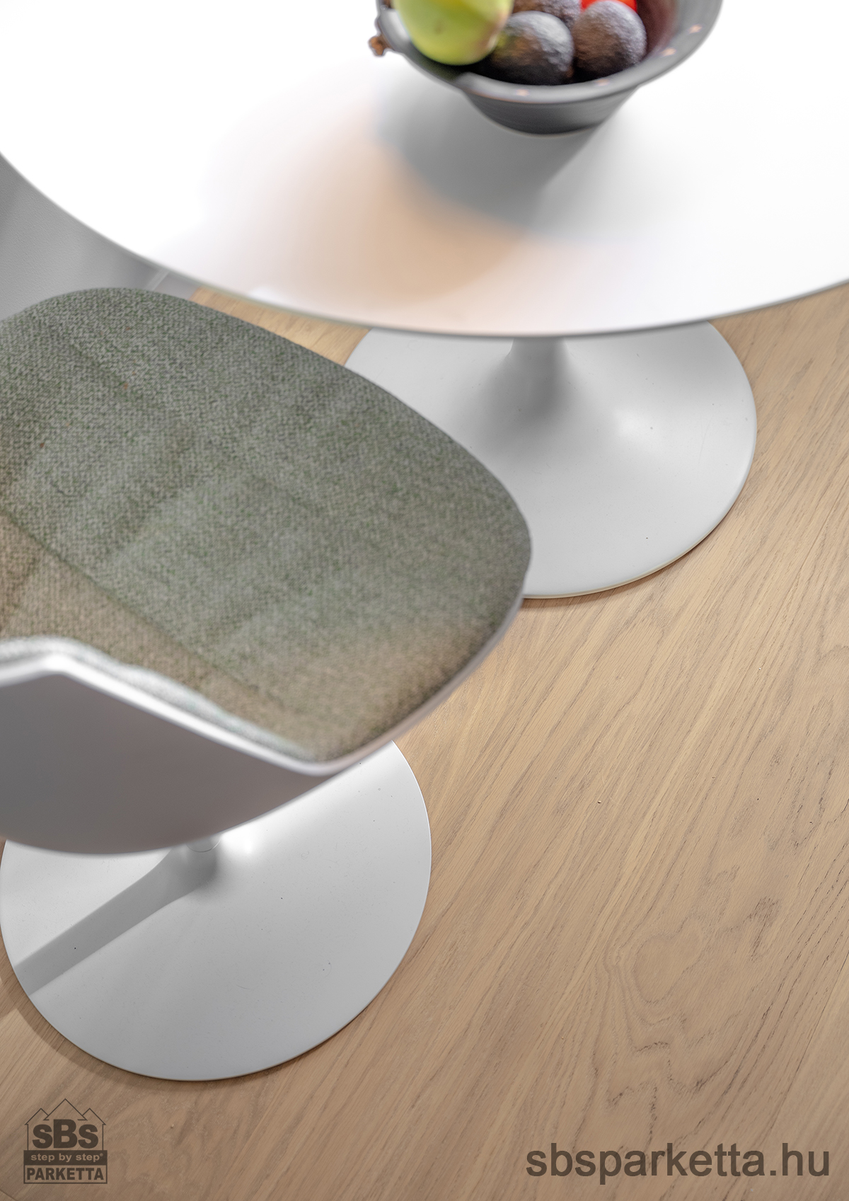 019990-WOODURA 5G DRY - SELECT - Kefélt - Lakkozott Furnérparketta - TÖLGY  - VEJBY 3.0 XXL - MISTY WHITE - 346009 - Image 2