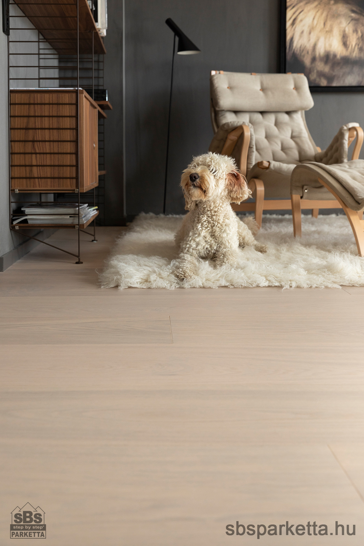 019990-WOODURA 5G DRY - SELECT - PRO Matt Lakkozott Furnérparketta - TÖLGY  - VISTORP 3.0 XXL - POWDER WHITE - 347116 - Image 3