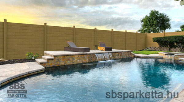 004490-NAGYFA - ALFÖLD Prémium WPC ZÁRTRENDSZERŰ KERÍTÉSELEM - 2000x140x18mm - NFA-21418 - Image 2