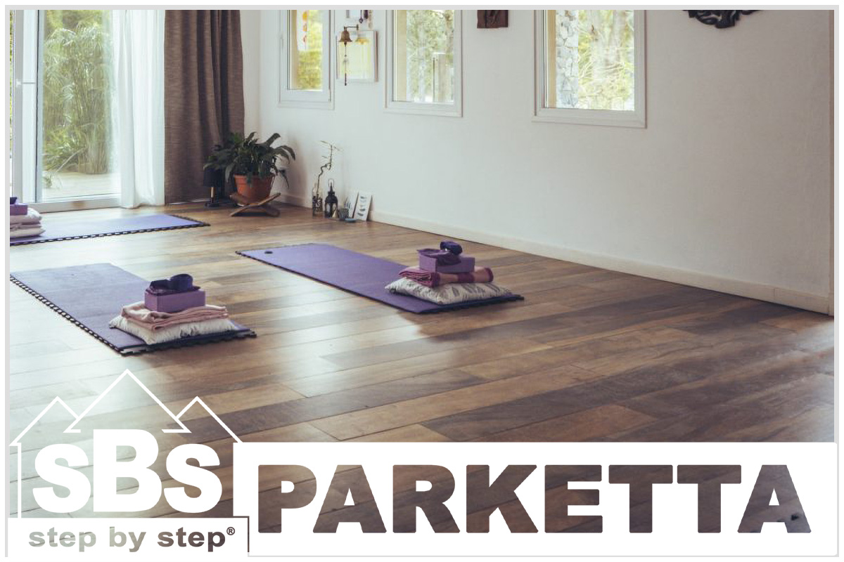 Tartós SPC padló edzőszobában az SBS Parkettától