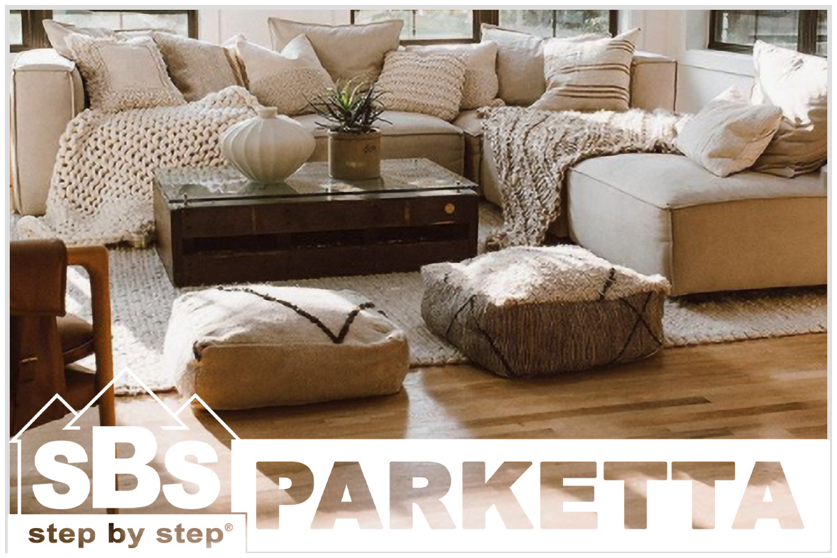 Nyugalmat árasztó bambusz parketta nappaliban az SBS Parkettától