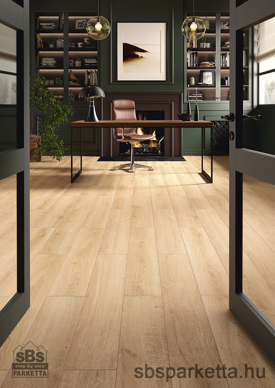 011790- ALSAFLOOR - Vízálló laminált padló - SOLID PLUS - SANDALWOOD OAK - 465 - 12mm_AC6/33 - Image 2