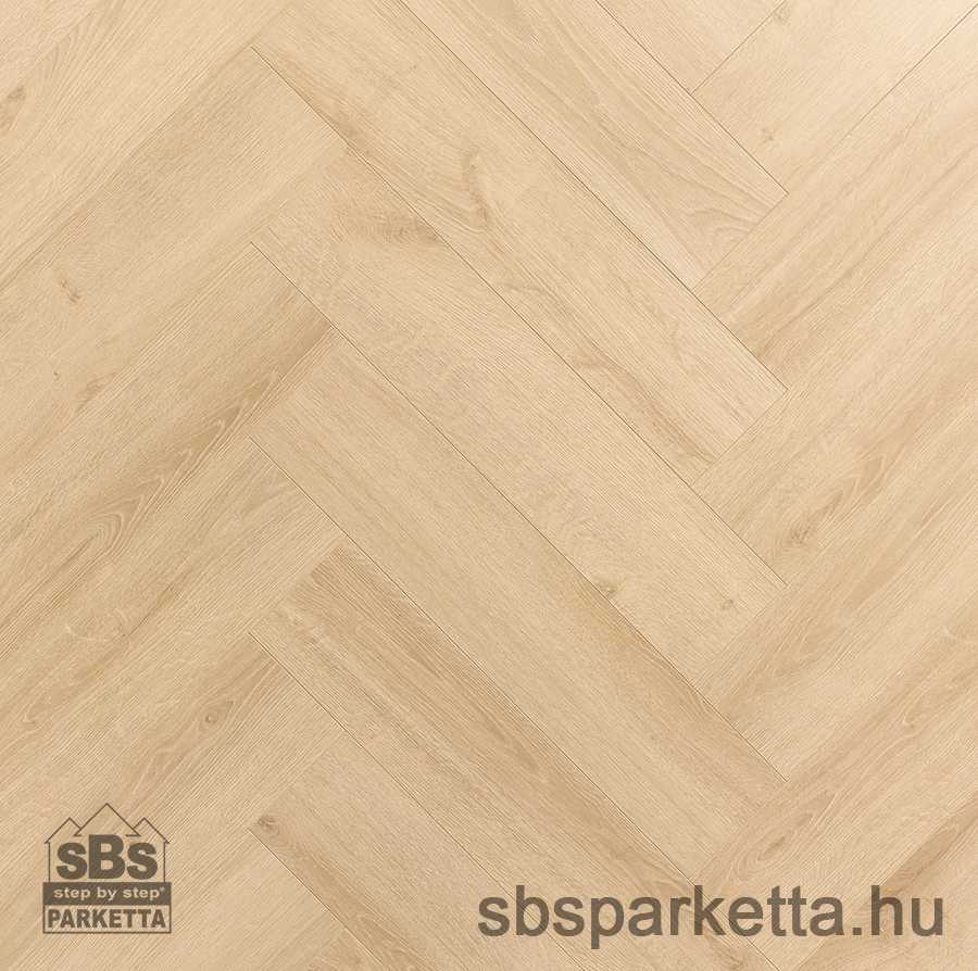 012990- ALSAFLOOR - Vízálló laminált padló - SOLID PLUS BR - HERRINGBONE - DAHLIA OAK - 466 - 12mm_AC6/33