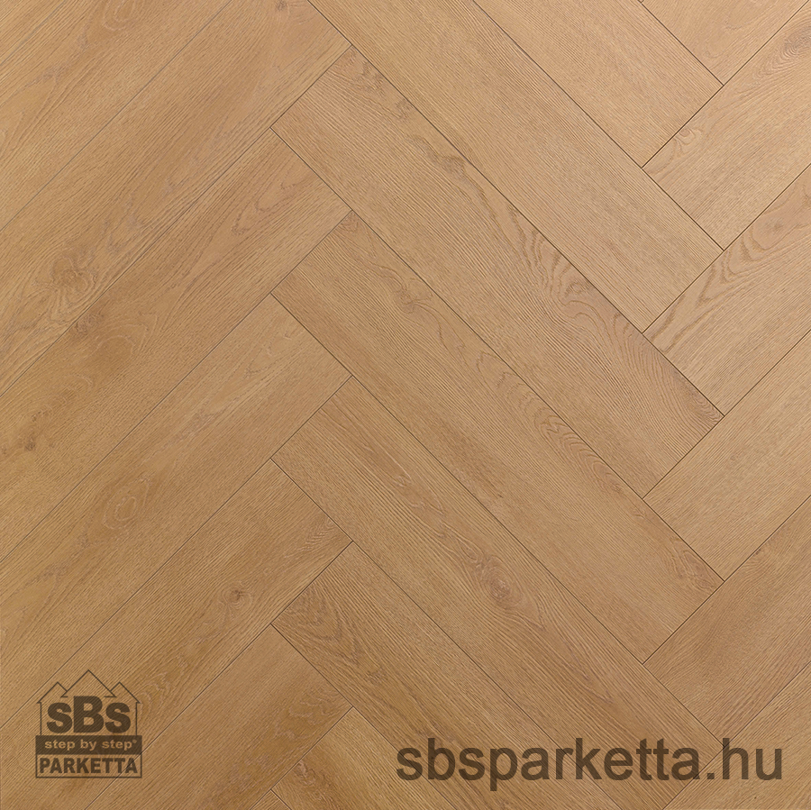010990- ALSAFLOOR - Vízálló laminált padló - ELEGANT BR - HERRINGBONE - CALISSON OAK - 525 - 8mm_AC5/33