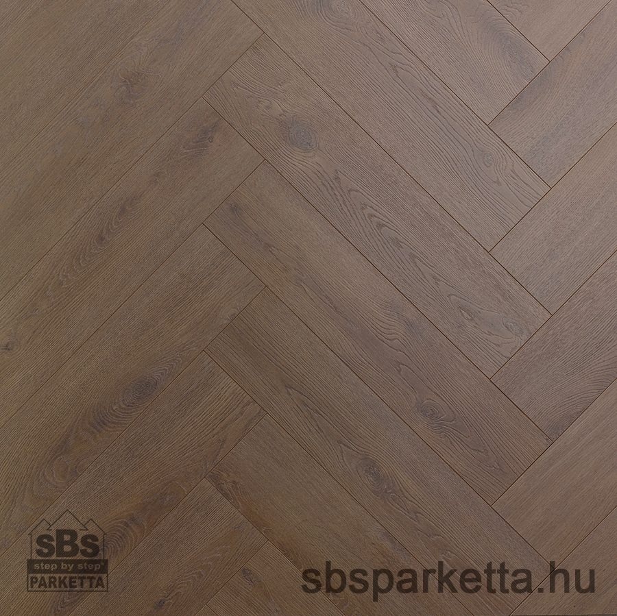 010990- ALSAFLOOR - Vízálló laminált padló - ELEGANT BR - HERRINGBONE - STROMBOLI OAK - 560 - 8mm_AC5/33