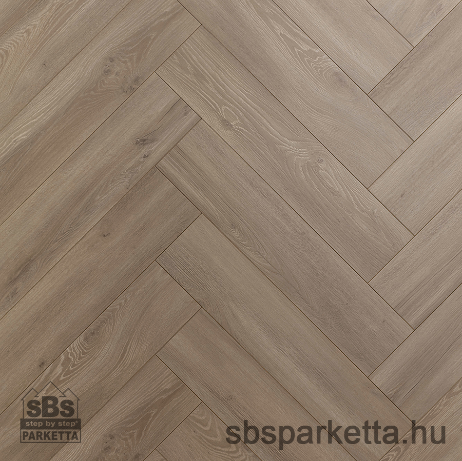 010990- ALSAFLOOR - Vízálló laminált padló - ELEGANT BR - HERRINGBONE - ULYSSES OAK - 708 - 8mm_AC5/33