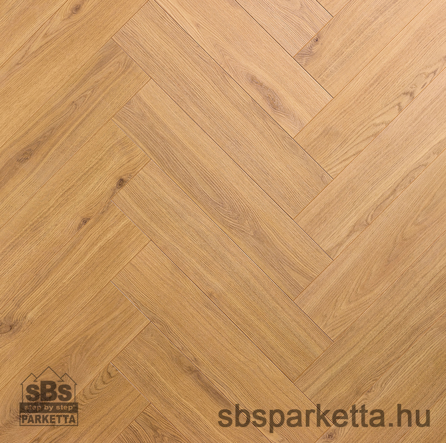 011990- ALSAFLOOR - Vízálló laminált padló - ALLURE BR - HERRINGBONE - JARNAC OAK - 903 - 10mm_AC6/33