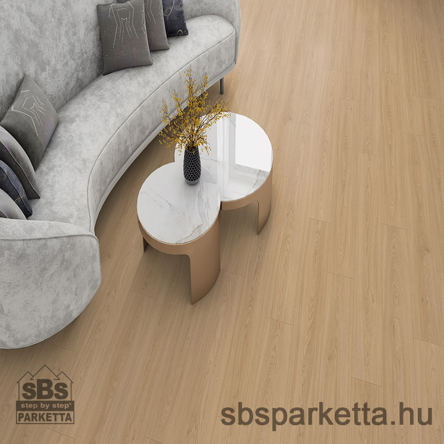 004990- CLASSEN - laminált padló - Oak Smooth Sand WR - 68278 - 8mm_AC4/32_4V - Bevezető ár! - Image 2