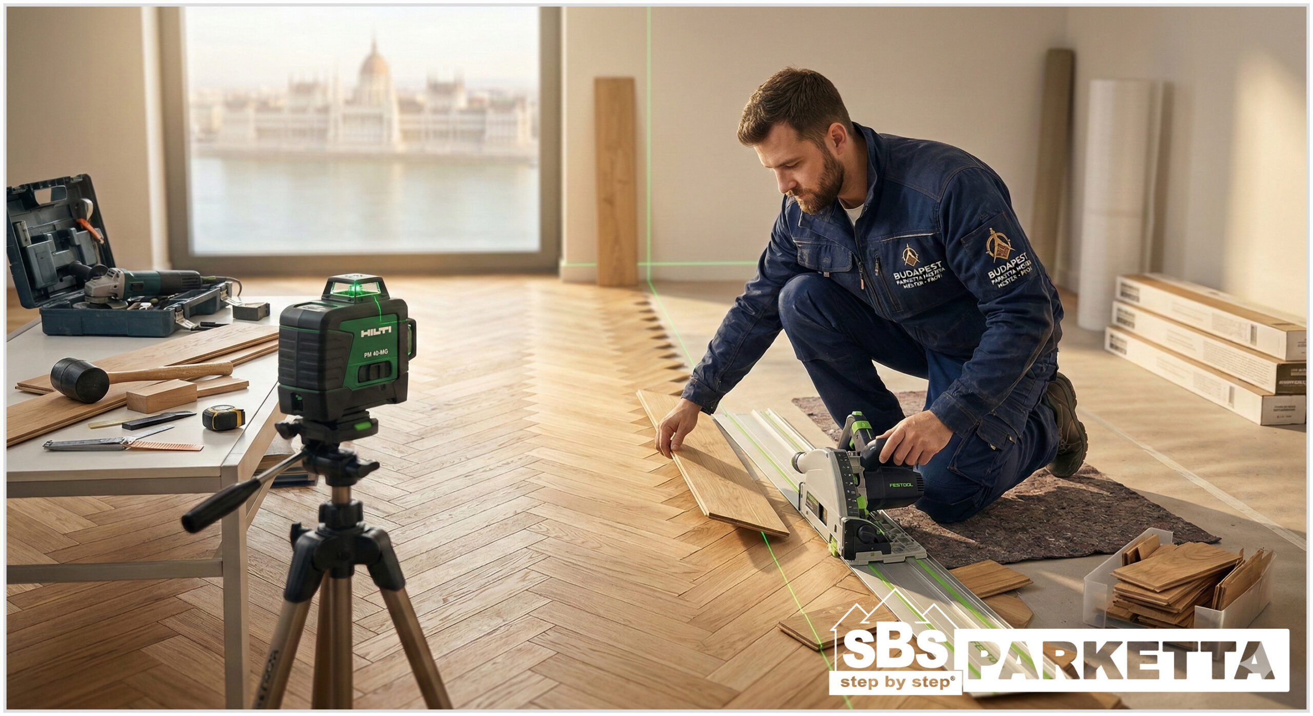 parketta lerakása szakemberrel Facebook poszt: