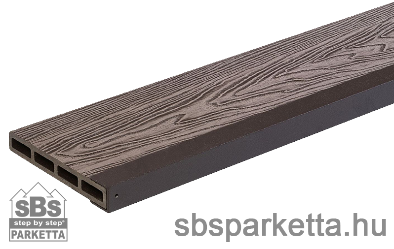 011990- MM WPC COMPACT Alumínium U profil kerítéshez - RAL8019 - Dark Brown - MMW022 - Image 2