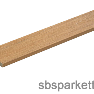 005490 - MM WPC Prestige Co-extrudált takaróprofil, 3D famintás, szín: Customized Teak, 71x11x2900 mm - MMW209