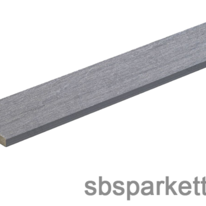 005490 - MM WPC Prestige Co-extrudált takaróprofil, 3D famintás, szín: Light Gray, 71x11x2900 mm - MMW208