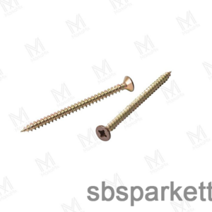 004990- MM WPC PRESTIGE CO takaróprofil rögzítőcsavar 4x60 Sülly.fejű, Acél, horg, festett RAL8011 (IPE) színben 100db/csom