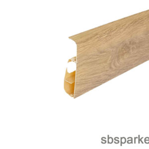 003490 - SALAG - LIMA Szegélyléc  - VÍZÁLLÓ, KÁBELCSATORNÁS - NATURAL BOURBON OAK - LI0069 - 2500x75mm