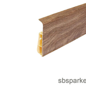 003490 - SALAG - LIMA Szegélyléc  - VÍZÁLLÓ, KÁBELCSATORNÁS - POLISH OAK - LI0050 - 2500x75mm
