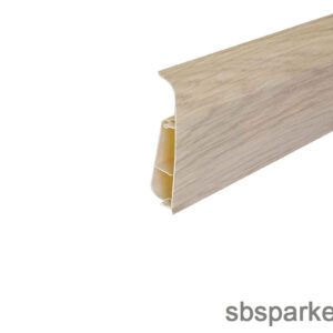 003490 - SALAG - LIMA Szegélyléc  - VÍZÁLLÓ, KÁBELCSATORNÁS - UNIQUE OAK - LI00R1 - 2500x75mm
