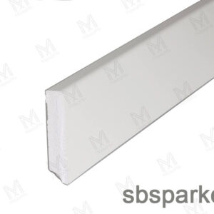 004890 - MMDL 45 - HABOSÍTOTT MŰANYAG LÁBAZATI ELEM - FEHÉR - 2400x50x10mm - MMDL455F06